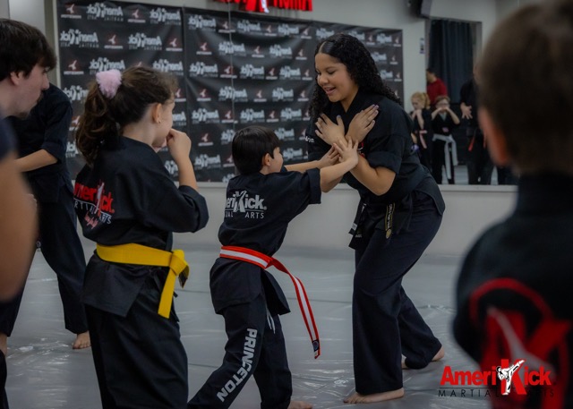 Amerikick Princeton students drilling partner self-defense